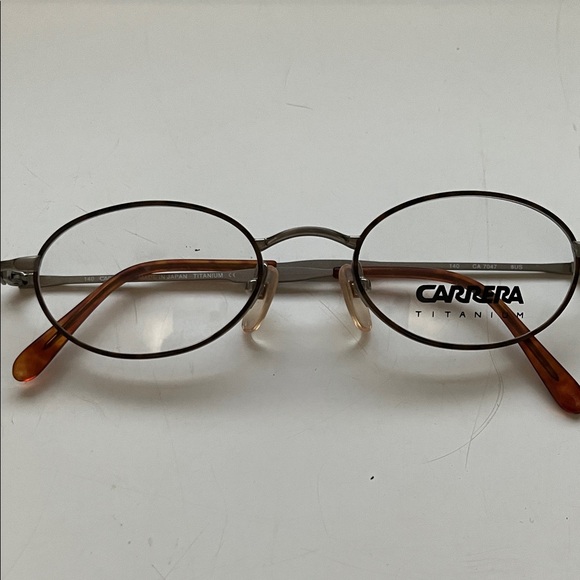 Carrera Other - Carrera Oval Titanium Glasses Frame  in Brown and Silver
